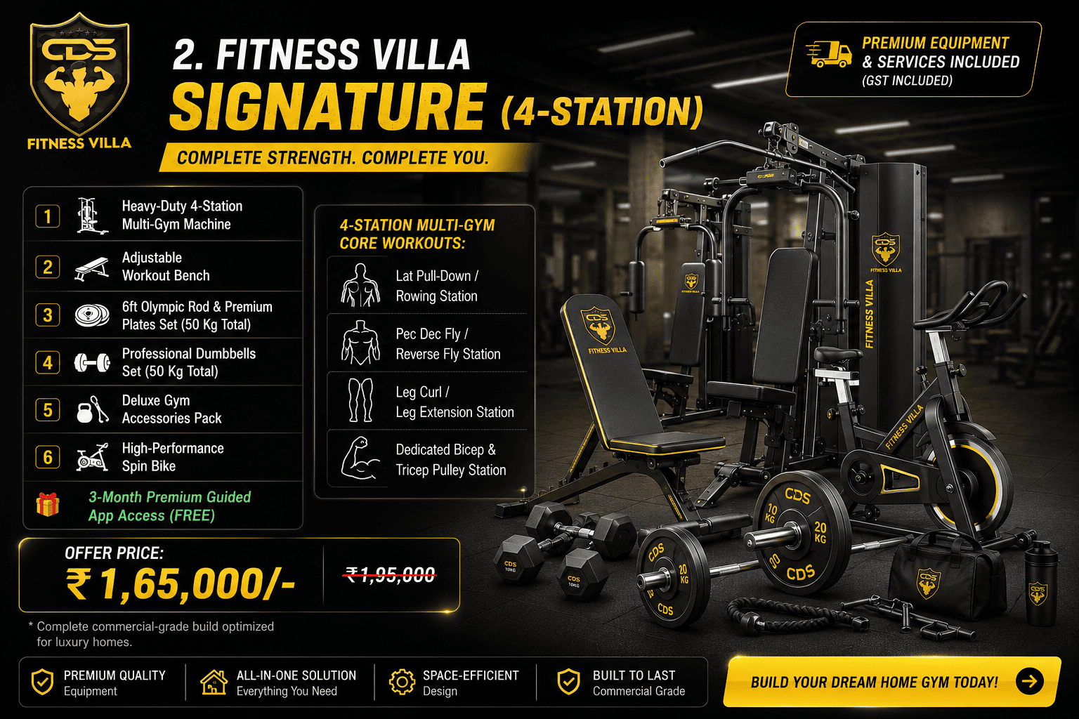 FITNESS VILLA SIGNATURE (4-STATION)
